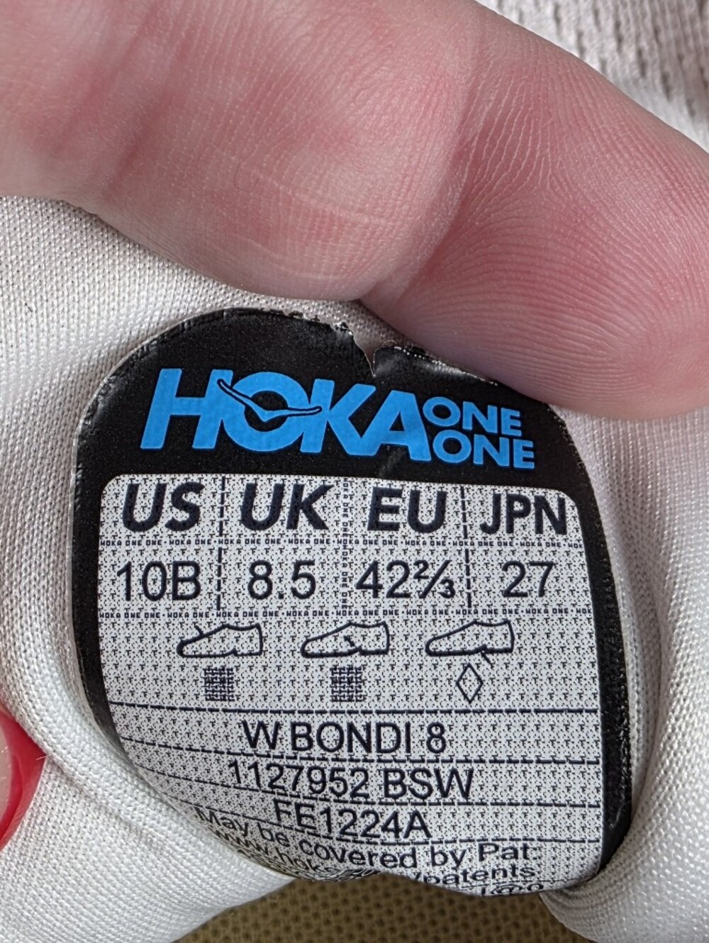 Hoka Bondi 8 Women's Running Shoe Size 10 B - Picture 12 of 12